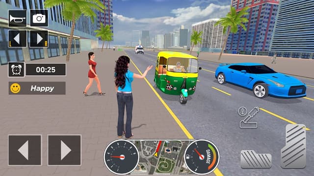 Tuk Tuk Auto Rickshaw Game screenshot 5