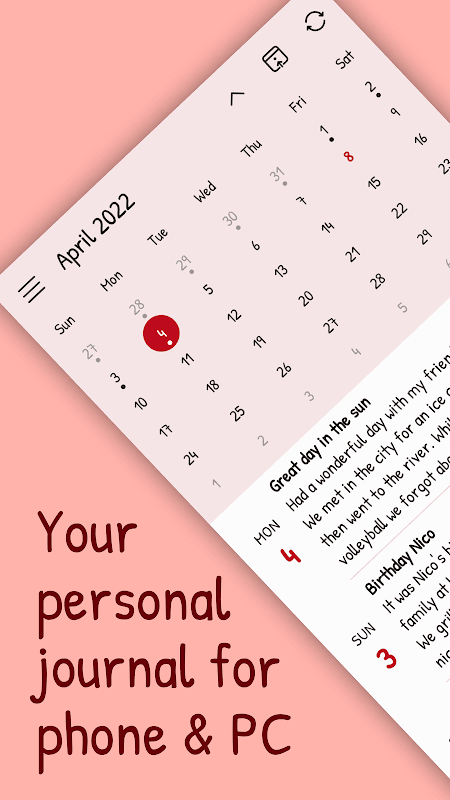Diarium — Private Diary / Daily Journal screenshot 1
