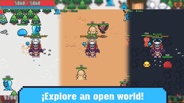 World of Solaria - MMORPG 2D screenshot 1