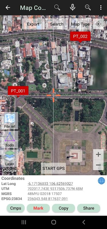 UTM Geo Map screenshot 2