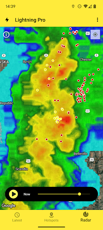 My Lightning Tracker - Live Thunderstorm Alerts screenshot 2