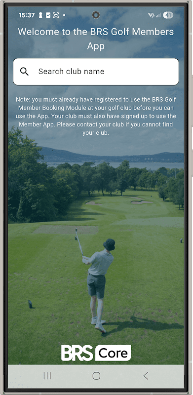 BRS Golf screenshot 1