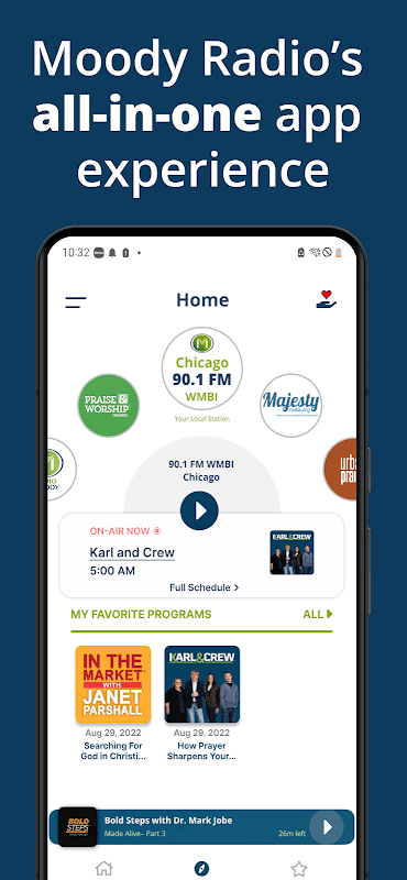 Moody Radio screenshot 1