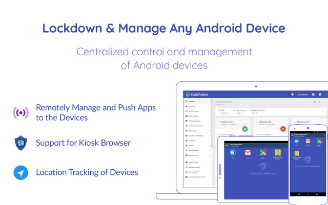 Scalefusion -Kiosk & MDM Agent screenshot 1