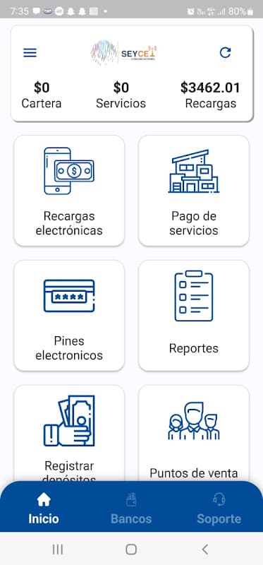 Recargas Electronicas Seycel screenshot 2