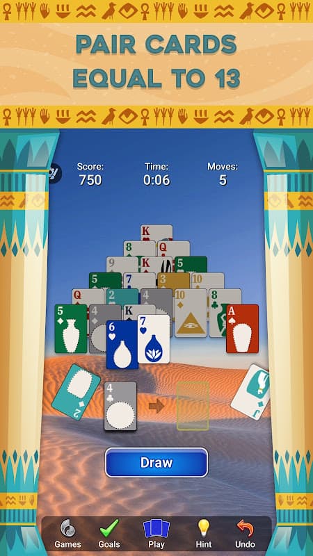Pyramid Solitaire - Card Games screenshot 2