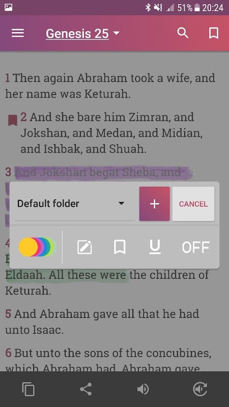 Bible with Apocrypha screenshot 2