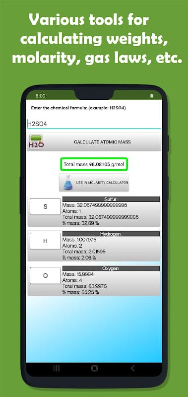Chemical Suite Free screenshot 5