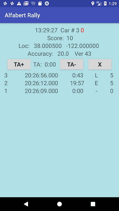 Competitor - Richta GPS Checkp screenshot 1