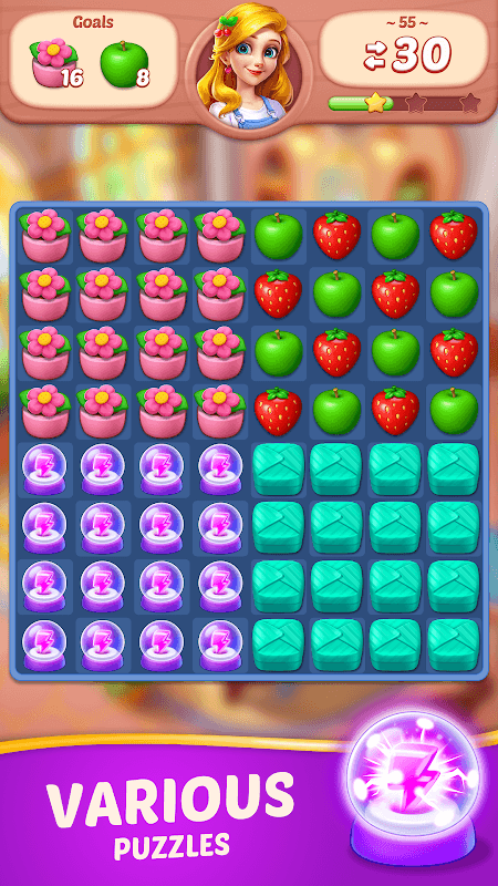 Fruit Diary - Match 3 Puzzle screenshot 5
