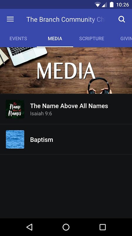 The Branch Community Church screenshot 2