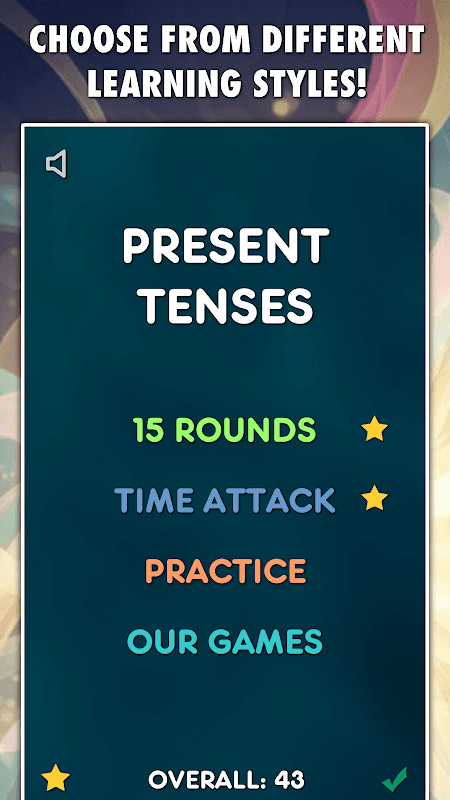 Present Tenses Grammar Test screenshot 3
