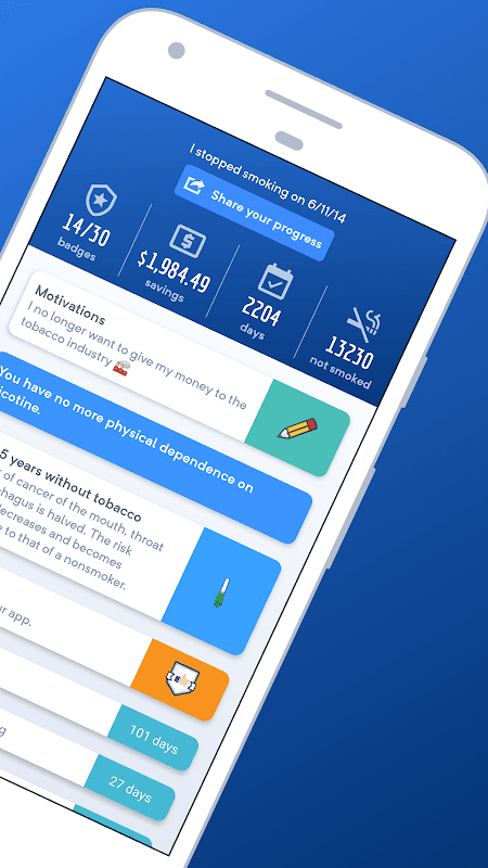 Qwit – Quit Smoking App screenshot 2
