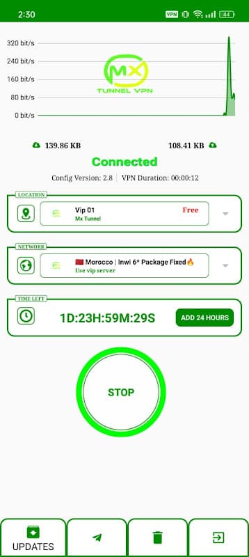 Mx Tunnel Vpn - Super fast Net screenshot 3