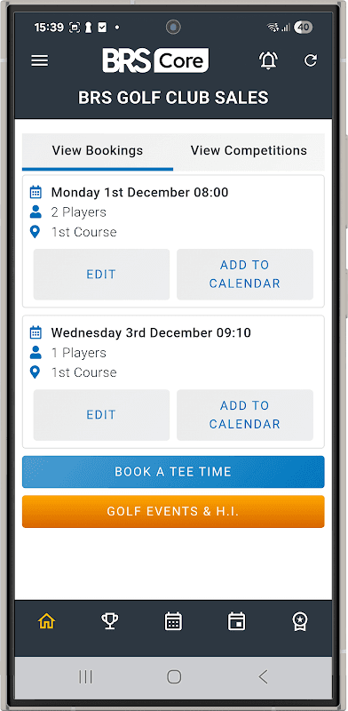 BRS Golf screenshot 3
