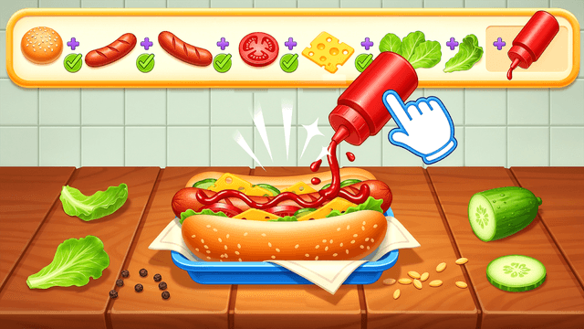 Kitchen Set Cooking Chef Sim screenshot 5