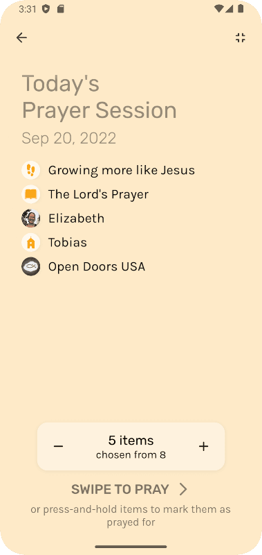 PrayerMate screenshot 2