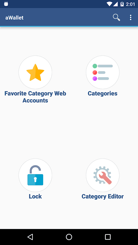 aWallet Password Manager screenshot 1