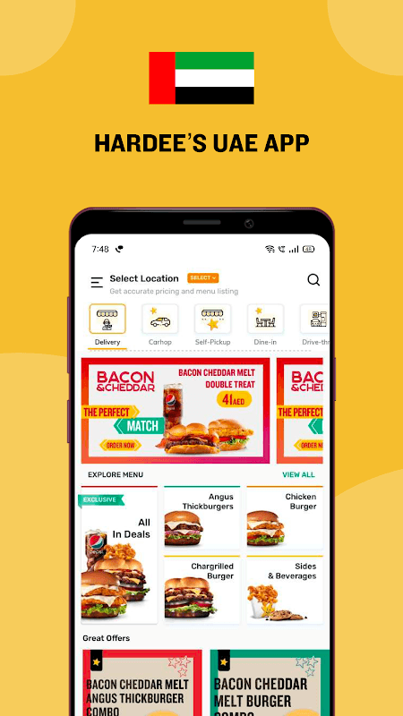 Hardee's UAE-Order fast food online for Delivery! screenshot 2