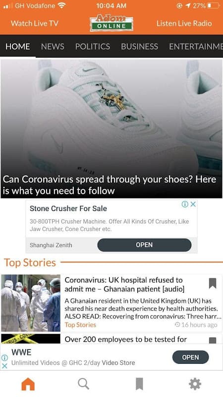 AdomOnline screenshot 2
