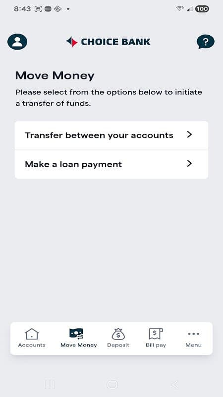 Choice Bank Mobile screenshot 3