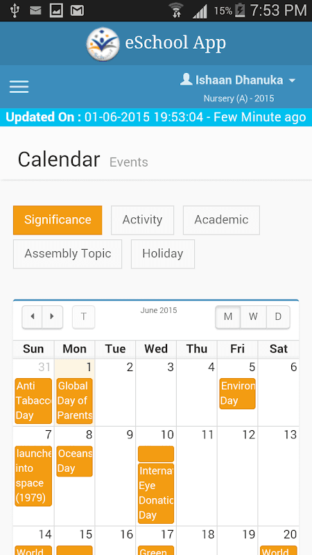 eSchool School Management Demo screenshot 6