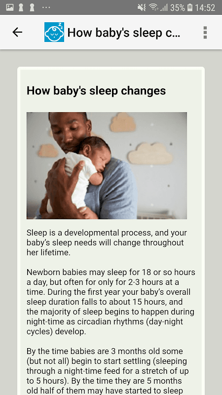Infant Sleep Info screenshot 3