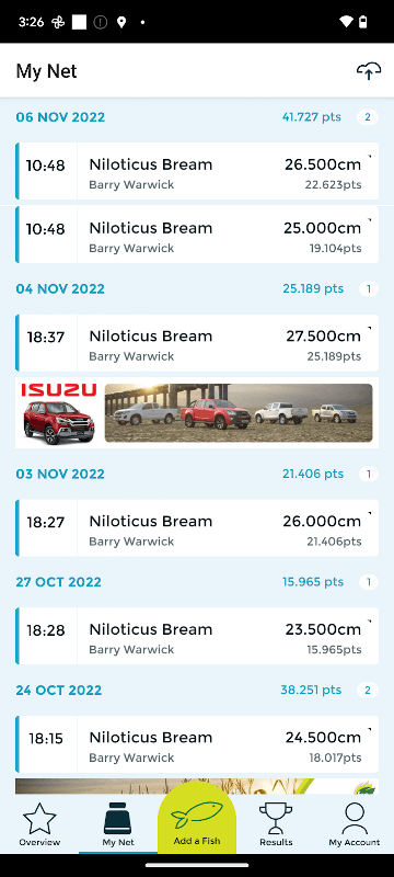 Keepnet Weigh Bay Fishing App screenshot 2