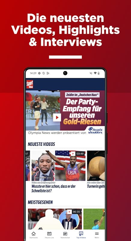Sport BILD: Fussball, Bundesliga & Sport News live screenshot 4