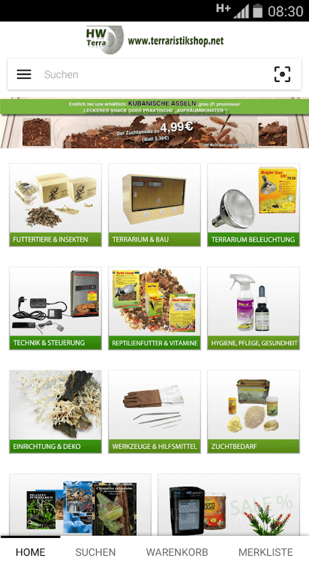 Terraristikshop screenshot 1