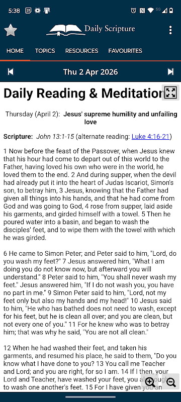 Daily Scripture screenshot 1