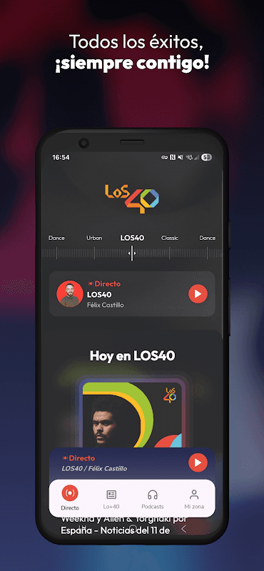 LOS40 Radio screenshot 1