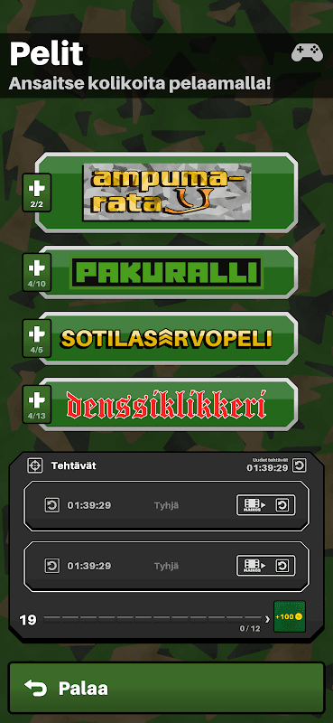 INTTI - TJ, Pelit, Ruokalistat screenshot 4