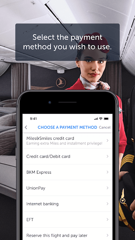 Turkish Airlines – Flight ticket screenshot 3