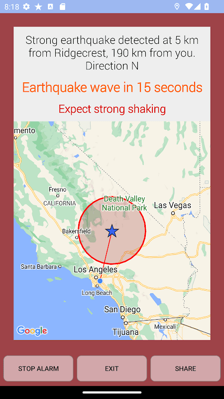 Earthquake Network screenshot 1