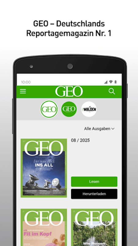 GEO Digital Magazin screenshot 1