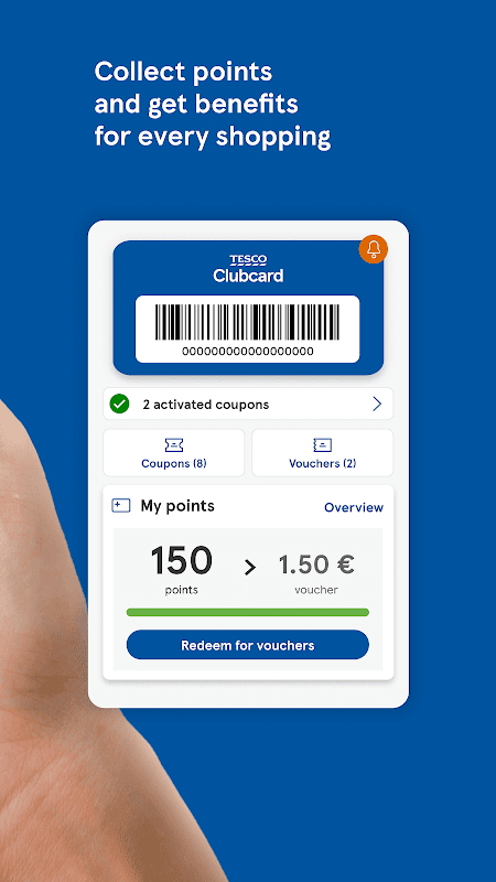 Clubcard Tesco Slovakia screenshot 2