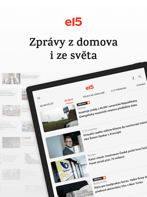 e15: zprávy a události screenshot 6