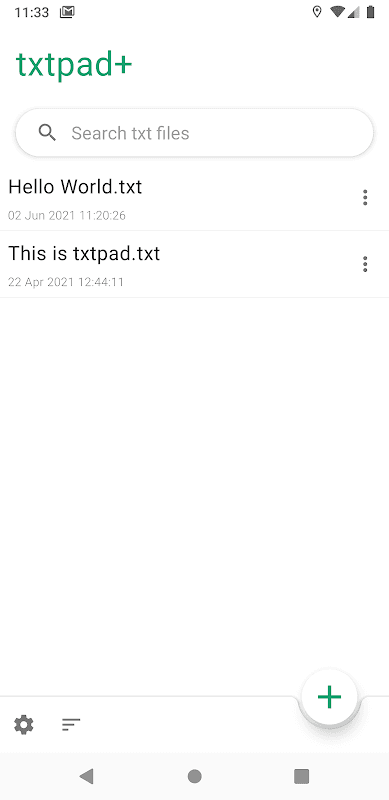 txtpad — Notepad for Android, Create txt files 🗒️ screenshot 1