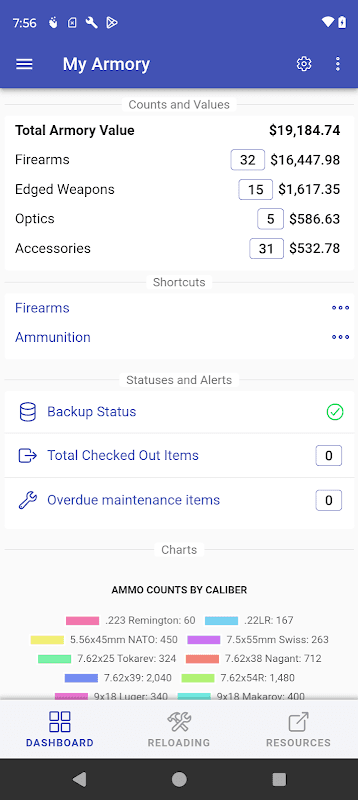 My Armory screenshot 1