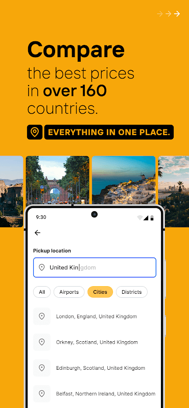 Rentcars: Car rental screenshot 2