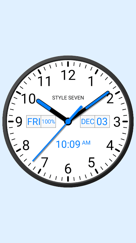 Analog Clock Widget Plus-7 screenshot 1