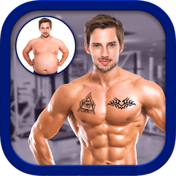 Men Body Styles SixPack tattoo icon