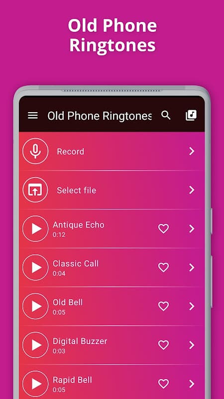 Old Phone Ringtones screenshot 1