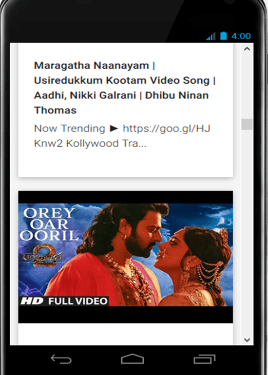 New Tamil Video Songs screenshot 1