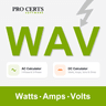 Watts Amps Volts Calculator icon