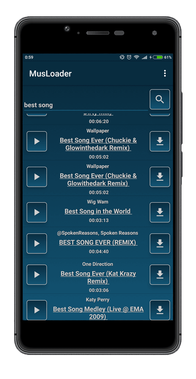 Music downloader screenshot 2