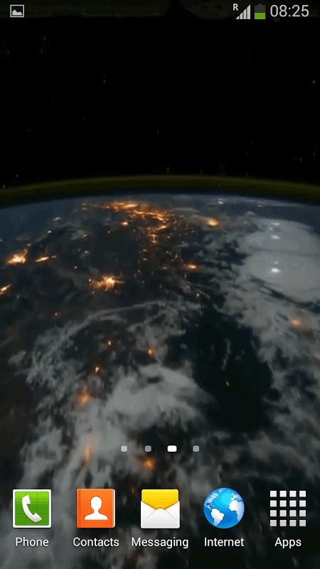 Earth View From Space LWP screenshot 2