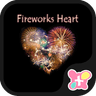 Fireworks Heart　Wallpaper simgesi