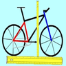 Measures bike - plus icon